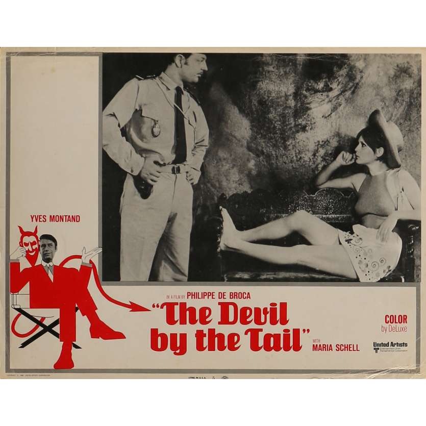 THE DEVIL BY THE TAIL Lobby Card 11x14 in. - N01 1969 - Philippe de Broca, Yves Montand