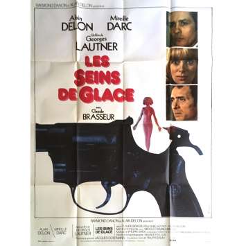 ICY BREAST Movie Poster 47x63 in. - 1974 - Georges Lautner, Alain Delon