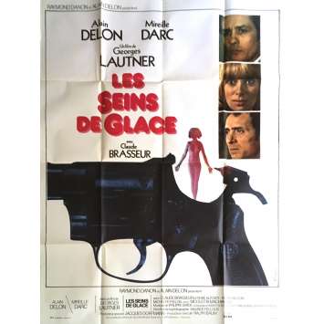 LES SEINS DE GLACE Affiche de film 120x160 cm - 1974 - Alain Delon, Georges Lautner LES SEINS DE GLACE Affiche de film 120x160 cm - 1974 - Alain Delon, Georges Lautner