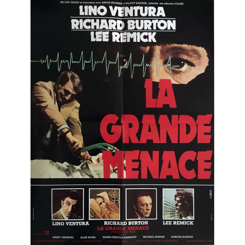 THE MEDUSA TOUCH Movie Poster 23x32 in. - 1978 - Jack Gold, Richard Burton