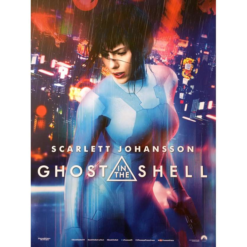 GHOST IN THE SHELL Movie Poster 15x21 in. - 2017 - Rupert Sanders, Scarlett Johansson