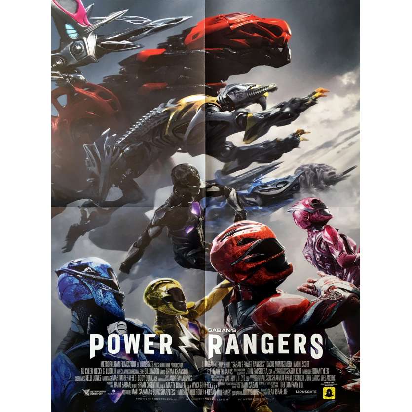 POWER RANGERS Movie Poster 15x21 in. - 2017 - Dean Israelite, Dacre Montgomery