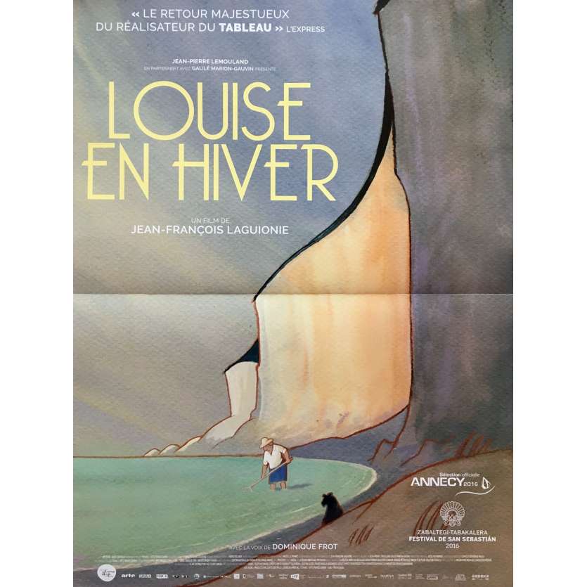 LOUISE EN HIVER Affiche de film 40x60 cm - 2016 - Diane Dassigny, Jean-François Laguionie