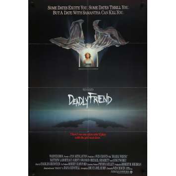 DEADLY FRIEND Movie Poster 27x40 in. - 1986 - Wes Craven, Matthew Labyorteaux