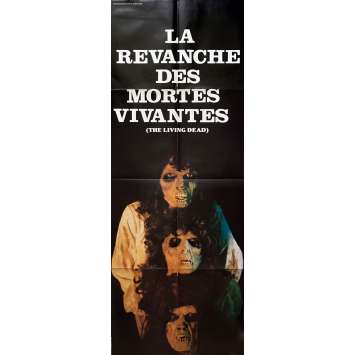 THE REVENGE OF THE LIVING DEAD GIRLS Movie Poster 23x63 in. - 1987 - Pierre B. Reinhard, Cornélia Wilms