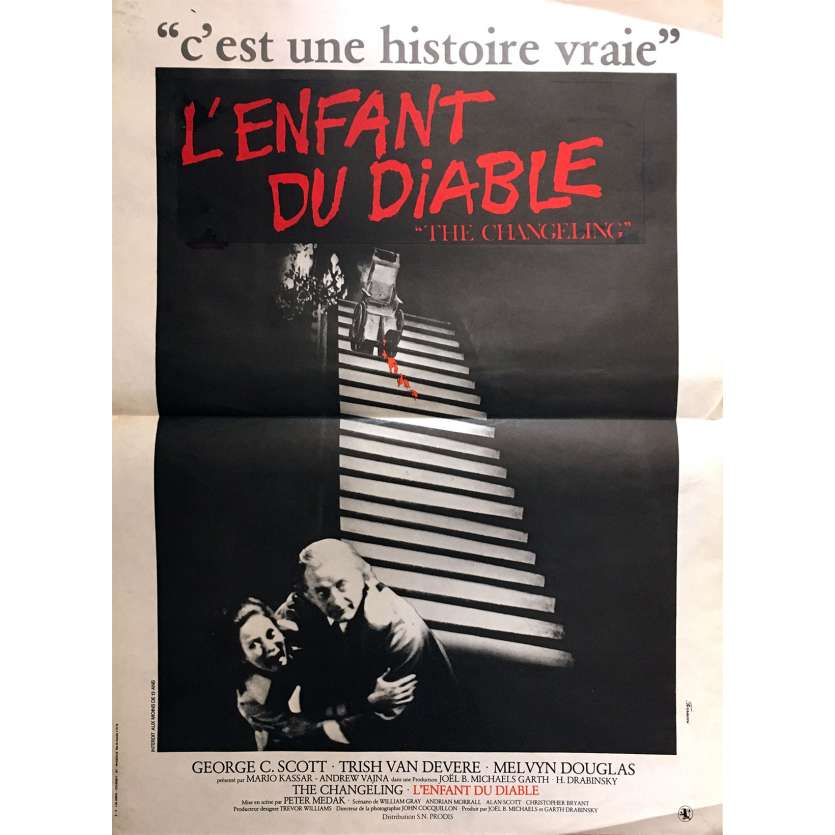 THE CHANGELING - L'ENFANT DU DIABLE Affiche de film 40x60 cm - 1980 - George C. Scott, Peter Medak