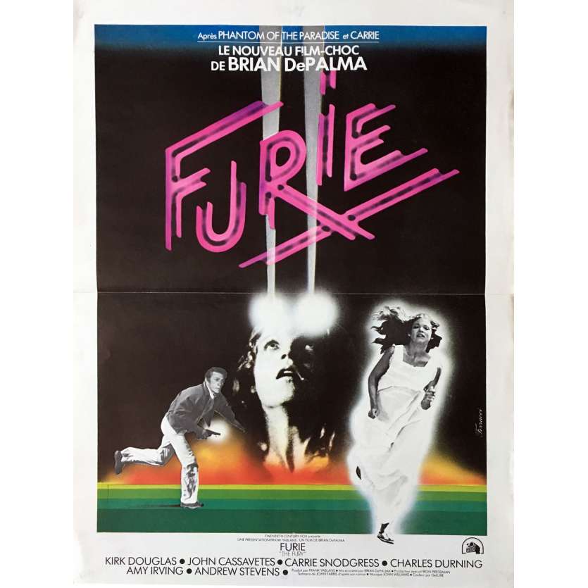 THE FURY Movie Poster 15x21 in. - 1978 - Brian de Palma, Kirk Douglas