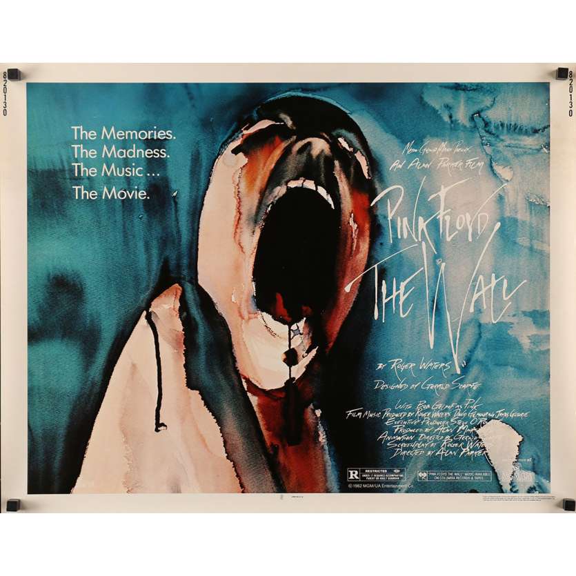 PINK FLOYD THE WALL Affiche de film 55x71 cm - Half Sheet 1982 - Bob Geldof, Alan Parker