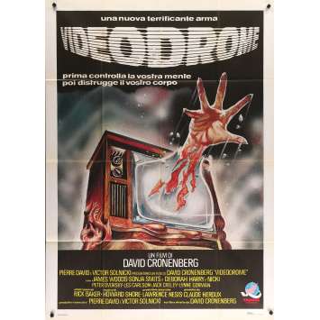 VIDEODROME Affiche de film 100x140 cm - 1983 - James Woods, David Cronenberg VIDEODROME Affiche de film 100x140 cm - 1983 - James Woods, David Cronenberg