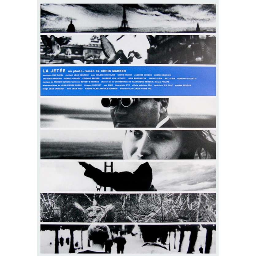 LA JETEE Affiche de film 70x100  - 1998 - Chris Marker