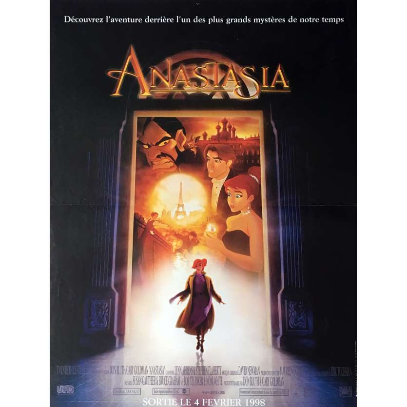 ANASTASIA Movie Poster 15x21 in.  -  1997 - Don Bluth, Meg Ryan