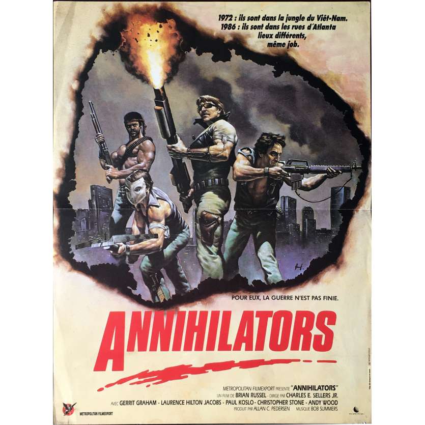 ANNIHILATOR Movie Poster 15x21 in. - 1986 - Michael Chapman, Susan Blakely