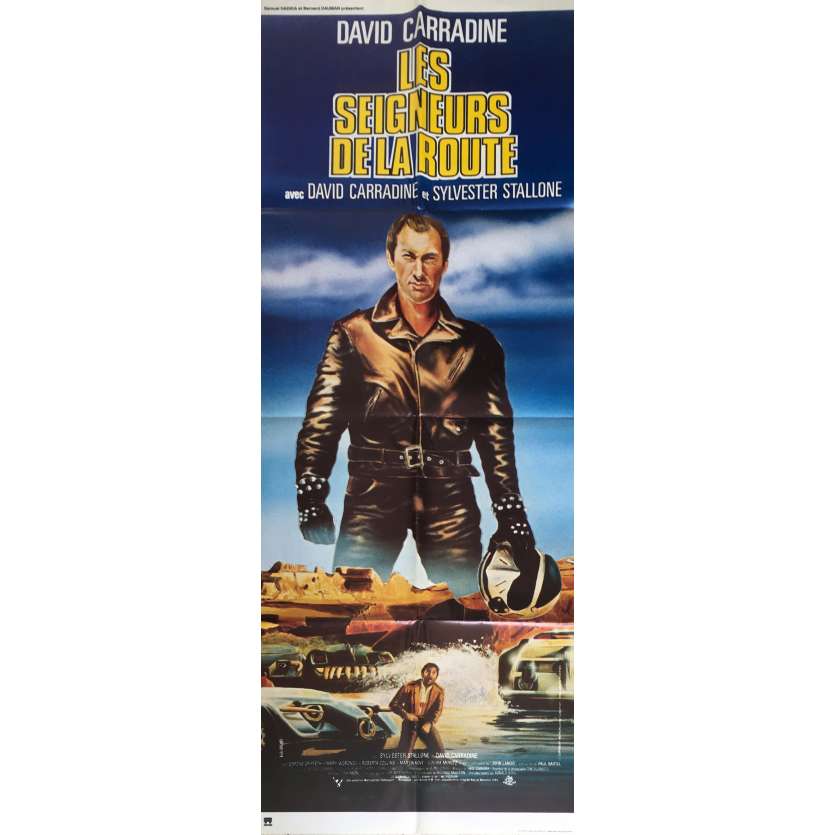 LA COURSE A LA MORT DE L'AN 2000 Affiche de film 60x160 cm - 1975 - Sylvester Stallone, David Carradine -