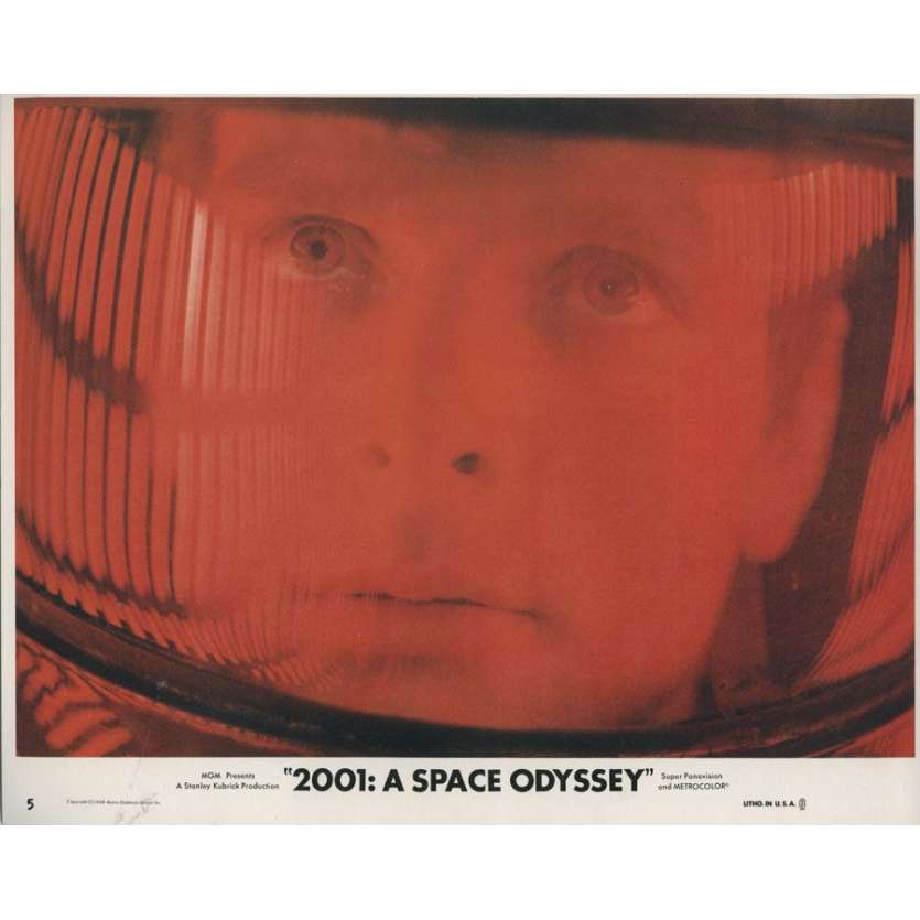 2001 L'ODYSSEE DE L'ESPACE 8 Mini-Lobby cards originales USA 1968 Kubrick