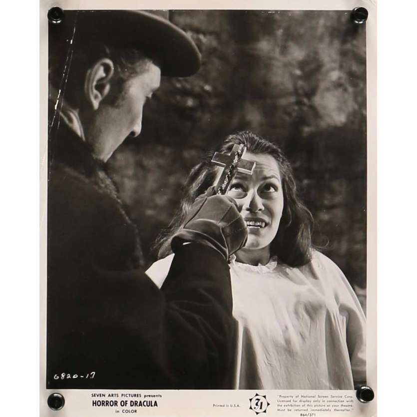 HORROR OF DRACULA Movie Still 8x10 in.  - N04 R1964 - Terence Fisher, Peter Cushing, Christopher Lee