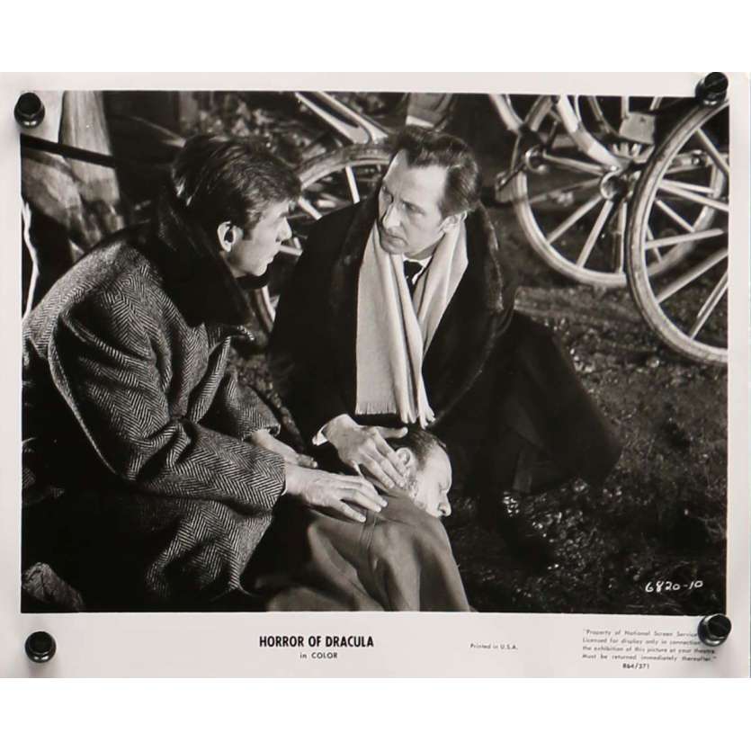 HORROR OF DRACULA Movie Still 8x10 in.  - N02 R1964 - Terence Fisher, Peter Cushing, Christopher Lee