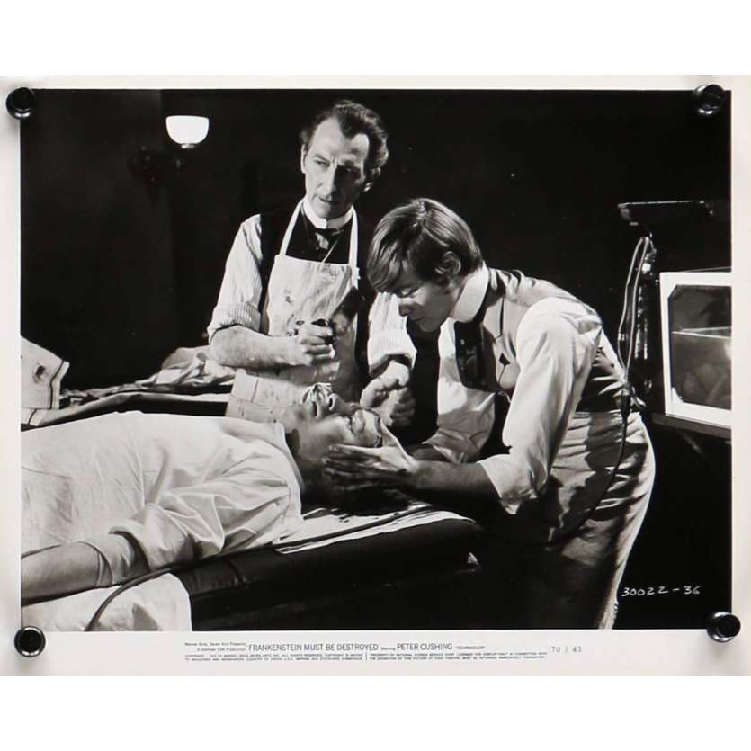FRANKENSTEIN MUST BE DESTROYED Movie Still 8x10 in. - N02 1969 - Terence Fisher, Peter Cushing