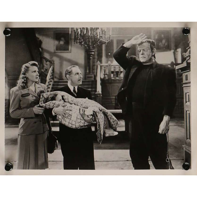 GHOST OF FRANKENSTEIN Movie Still 8x10 in. - N03 R1960 - Eric C. Kenton, Lon Chaney, Bela Lugosi