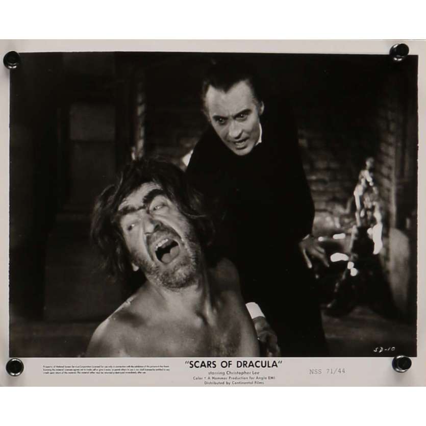 SCARS OF DRACULA Movie Still 8x10 in. - N02 1970 - Roy Ward Baker, Christopher Lee