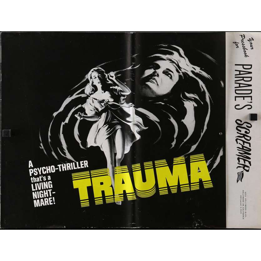 TRAUMA Pressbook 14x19 in. - 8p 1962 - Robert M. Young, John Conte