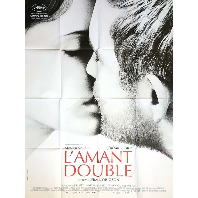 L'AMANT DOUBLE Affiche de film 120x160 cm - 2017 - Jacqueline Bisset, François Ozon