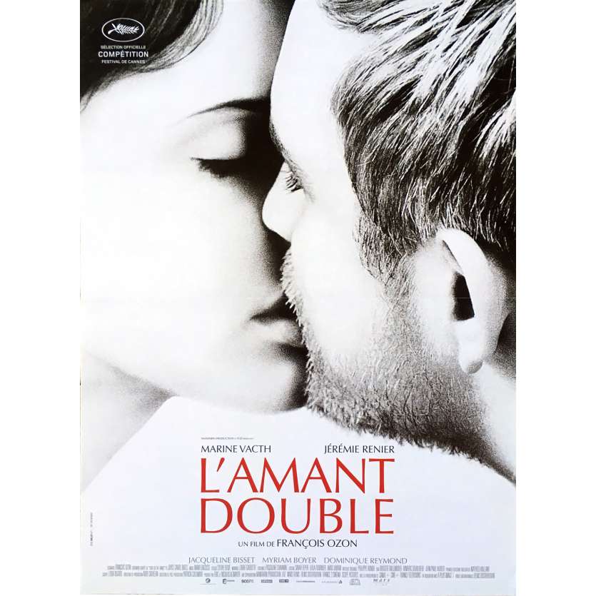 AMANT DOUBLE Movie Poster 15x21 in. - 2017 - François Ozon, Jacqueline Bisset