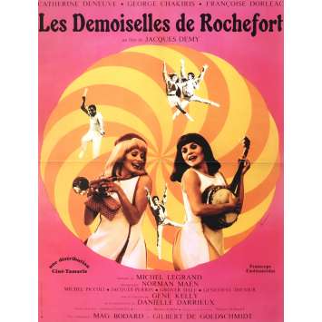 LES DEMOISELLES DE ROCHEFORT Affiche de film 40x60 cm - R2003 - Catherine Deneuve, Jacques Demy