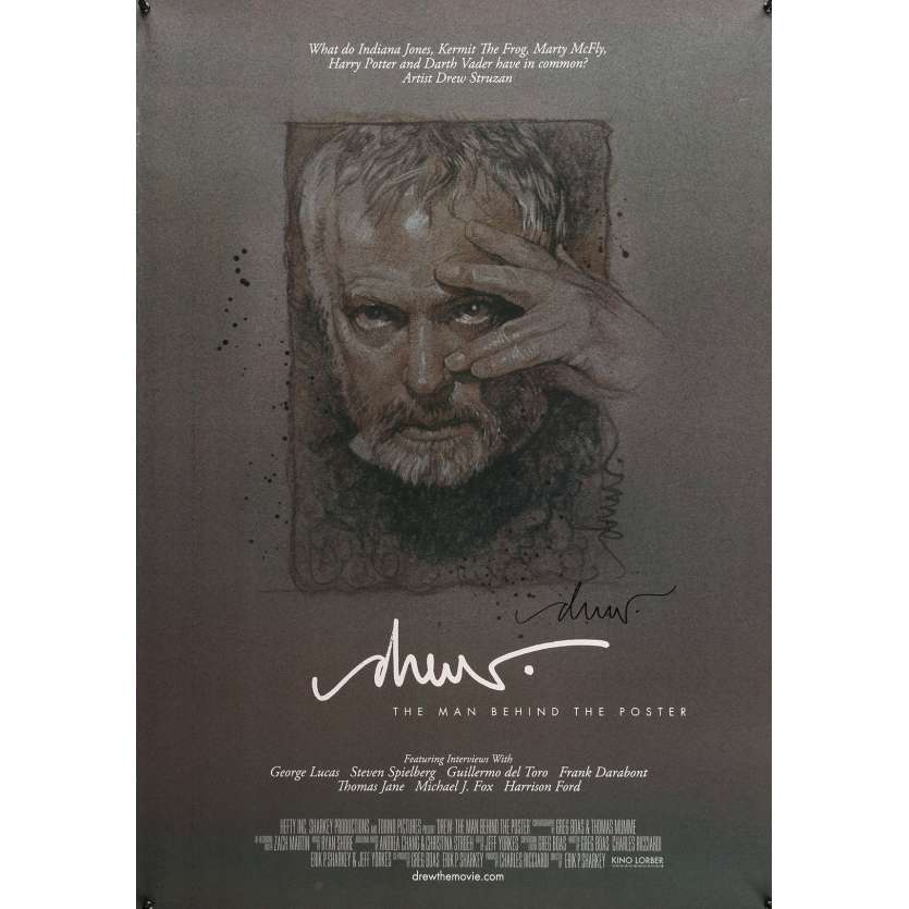 DREW: THE MAN BEHIND THE POSTER Affiche signée 69x104 cm - 2013 - Drew Strewzan, Eric Sharkey