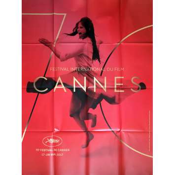 FESTIVAL DE CANNES 2017 Affiche Officielle 120x160 cm, pliée - Claudia Cardinale, RARE !