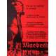 MACBETH Affiche de film 40x60 cm - 1971 - Jon Finch, Roman Polanski