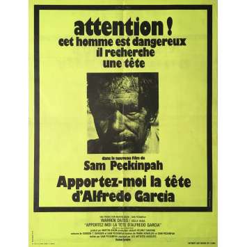 APPORTEZ-MOI LA TETE D'ALFREDO GARCIA Affiche de film 60x80 cm - 1974 - Warren Oates, Sam Peckinpah APPORTEZ-MOI LA TETE D'ALFREDO GARCIA Affiche de film 60x80 cm - 1974 - Warren Oates, Sam Peckinpah