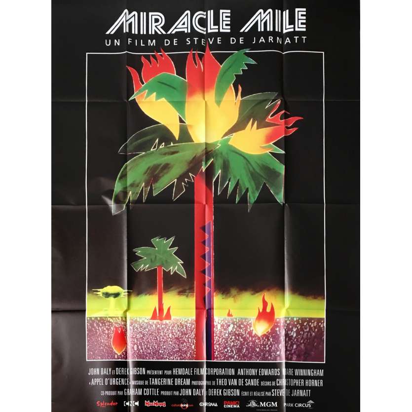 MIRACLE MILE - APPEL D'URGENCE Affiche de film 120x160 - R2017 - Steve De Jarnatt