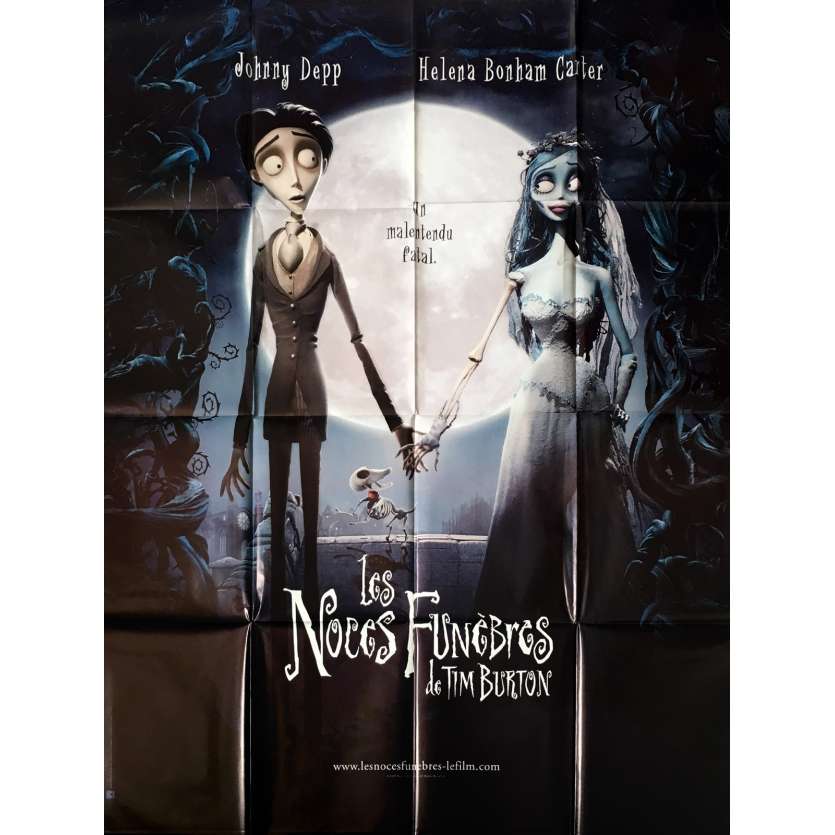 NOCES FUNEBRES Affiche 120x160 FR '05 Tim Burton, Johnny Deep Movie Poster