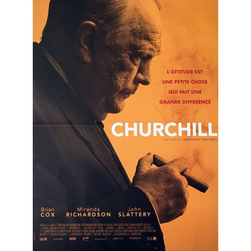 CHURCHILL Affiche de film 40x60 cm -  2017 - Brian Cox, Jonathan Teplitzky