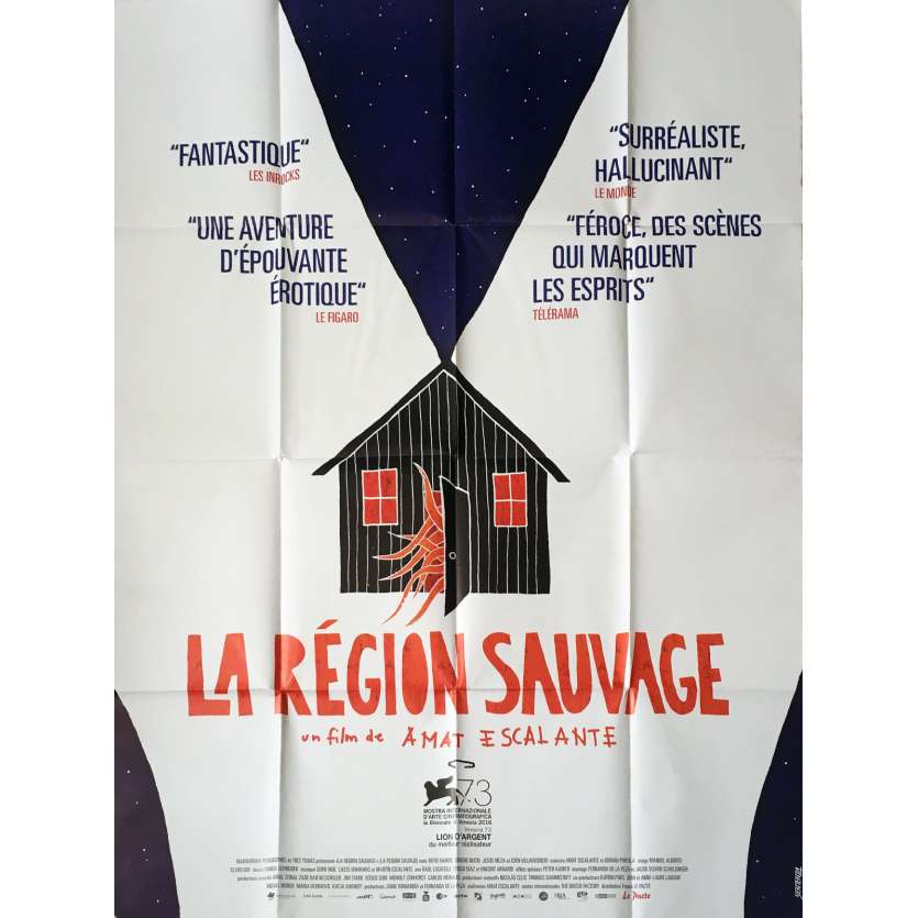LA REGION SAUVAGE Affiche de film 120x160 cm - 2017 - Kenny Johnston, Amat Escalante