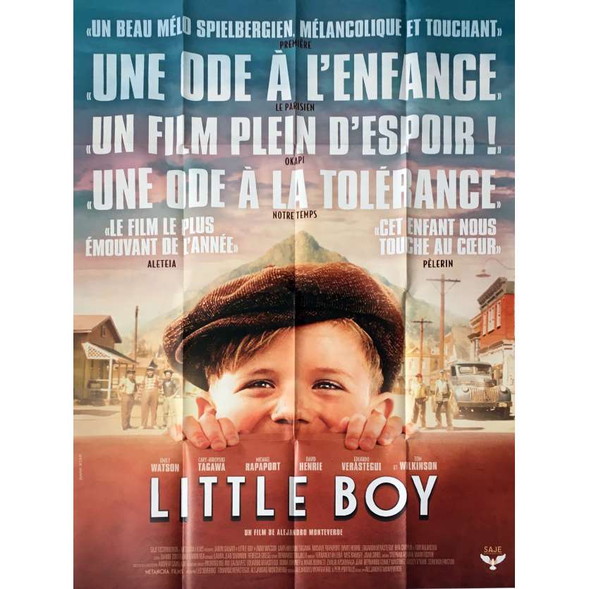 LITTLE BOY Affiche de film 120x160 cm - 2017 - Jakob Salvati, Alejandro Monteverde