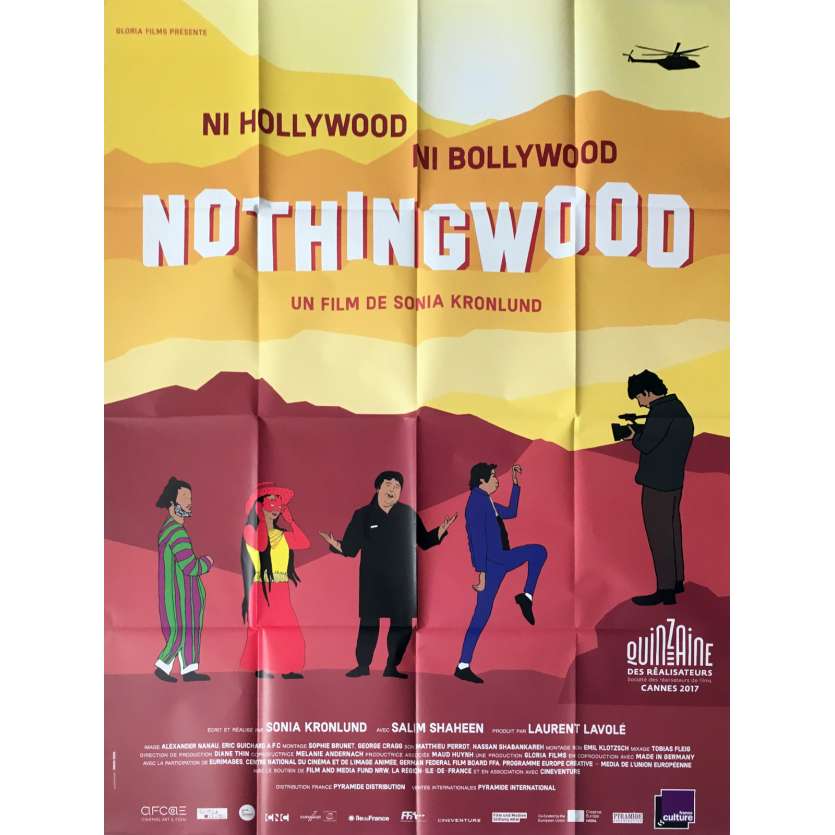 NOTHINGWOOD Affiche de film 120x160 cm - 2017 - Salim Shaheen, Sonia Kronlund