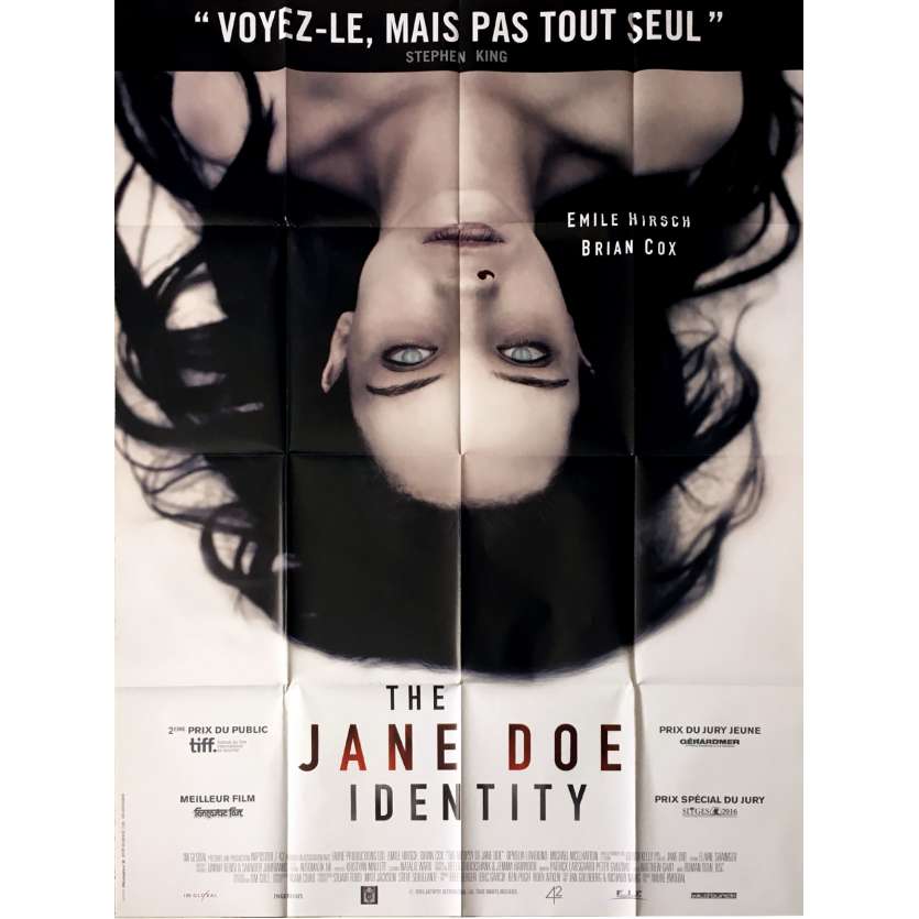 THE JANE DOE IDENTITY Affiche de film 120x160 cm -  2017 - Brian Cox, André Ovredal