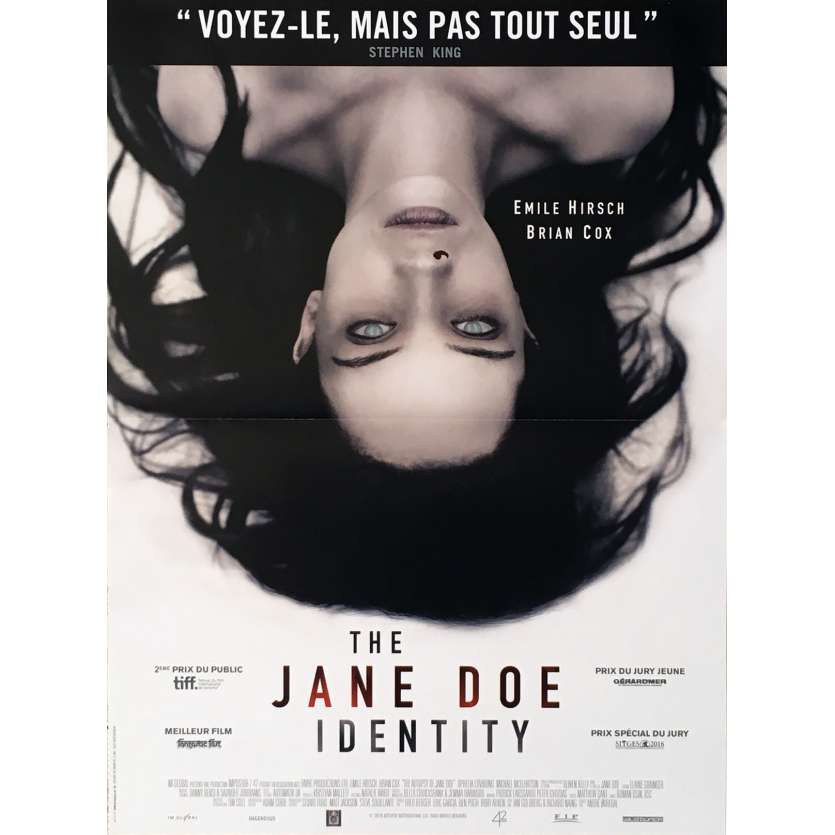 THE JANE DOE IDENTITY Affiche de film 40x60 cm -  2017 - Brian Cox, André Ovredal