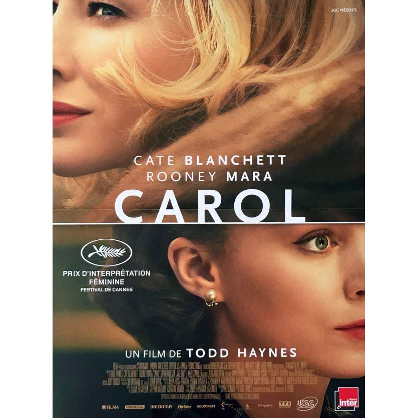 CAROL Movie Poster 15x21 in. - 2016 - Todd Haynes, Cate Blanchett, Rooney Mara