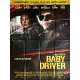 BABY DRIVER Movie Poster 47x63 in. - 2017 - Edgar Wright, Jon Hamm