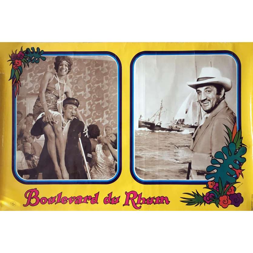 BOULEVARD DU RHUM Photos de film 60x80 cm -  1971 - Lino Ventura, Brigitte Bardot, Robert Enrico