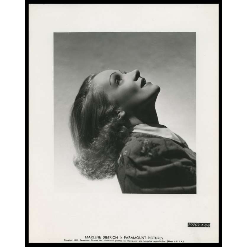 MARLENE DIETRICH Rare Vintage publicity portrait '37