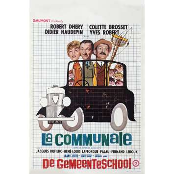 LA COMMUNALE Movie Poster 14x21 in. - 1965 - Jean L'hôte, Robert Dhéry