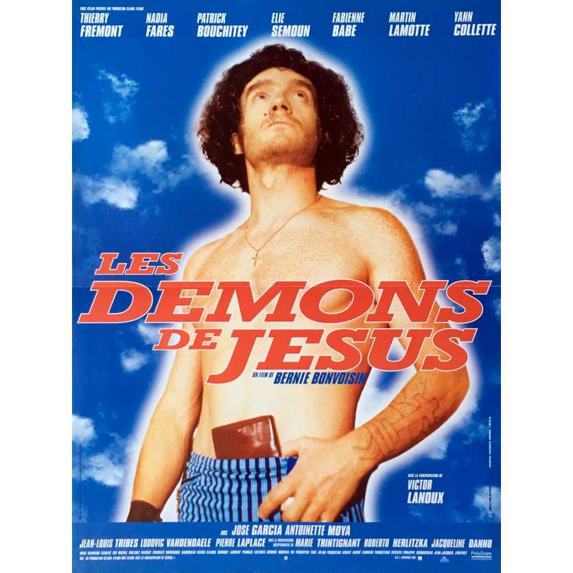 LES DEMONS DE JESUS Affiche de film 40x60 cm -  1997 - Thierry Frémont, Bernie Bonvoisin
