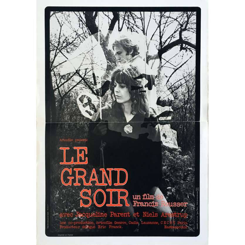 LE GRAND SOIR Affiche de film 40x60 cm -  1976 - Niels Arestrup, Francis Reusser