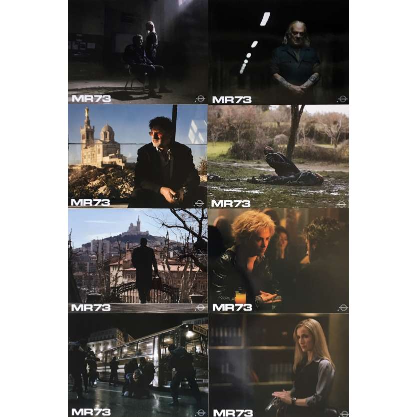 MR 73 Lobby Cards 9x12 in. - 2008 - Olivier Marchal, Daniel Auteuil