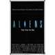 ALIENS 1sh '86 Sigourney Weaver, James Cameron, Sci-Fi