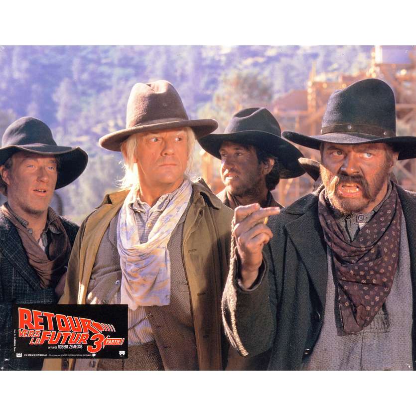 BACK TO THE FUTURE III Lobby Card 9x12 in.  - N06 1990 - Robert Zemeckis, Michael J. Fox