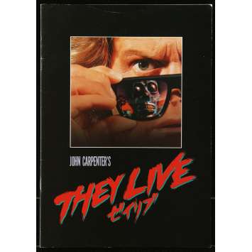THEY LIVE Program 8x10 in. - 1988 - John Carpenter, Roddy Piper THEY LIVE Program 8x10 in. - 1988 - John Carpenter, Roddy Piper